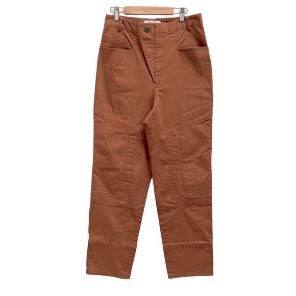 Sea New York Kali Quilted Pants in Cognac. Size 4 - Picture 1 of 11